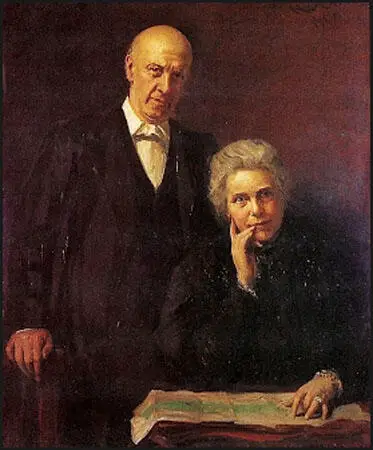 Samuel Augustus Barnett and Henrietta Barnett by Hubert von Herkomer