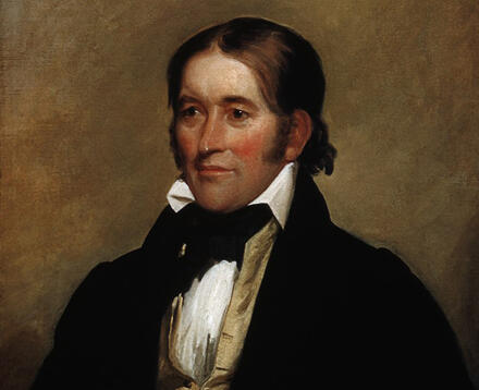 Davy Crockett by Chester Hastings (1834)