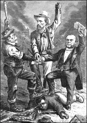 Thomas Nast, This is White Man Government, Harper's Weekly (5th September, 1868)