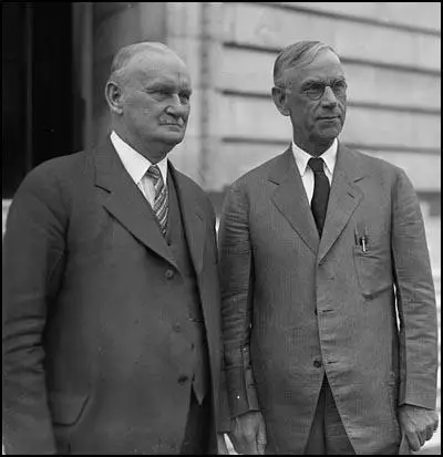 Willis C. Hawley and Reed Smoot (April, 1929)