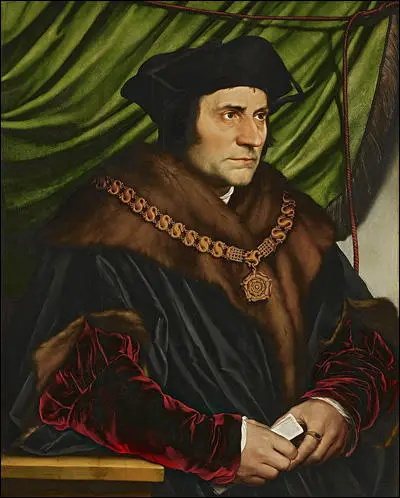 Thomas More by Hans Holbein (1527)