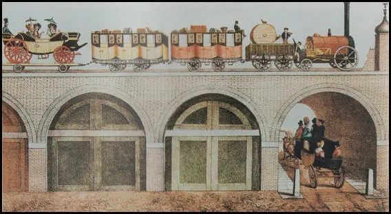 (Source 7) The London and Greenwich Railroad was built upon a viaduct of 878 brick arches (1833)