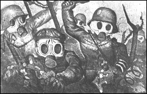 Otto Dix, A German Gas Attack (1924)