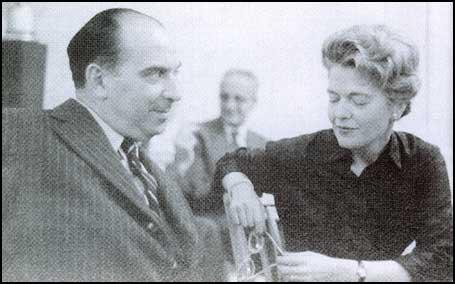 Michael Josselson with his wife Diana Josselson