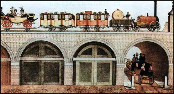 London to Greenwich Railway in 1840.