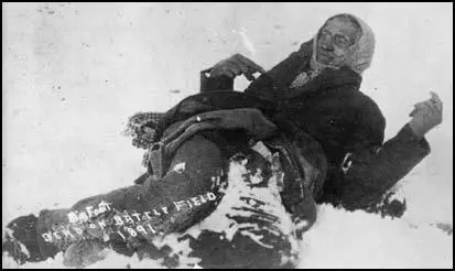 The frozen body of Chief Big Foot (December, 1890)