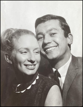 Julie Harris and John Simkin on one of their first dates (May, 1963)