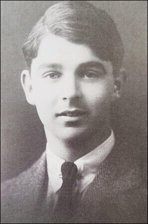 Emlyn Williams aged 18