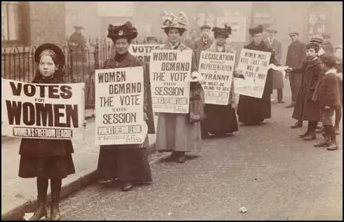 Women's Freedom League's touring publicity caravan.