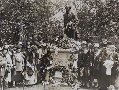 Members of the Women's Freedom League taking part in the John Stuart Mill Celebration on 20th May, 1927