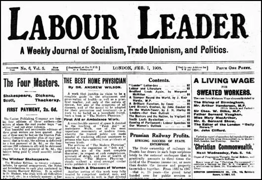 The Labour Leader (7th February, 1908)