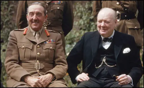 General Alan Brooke and Winston Churchill (1943)