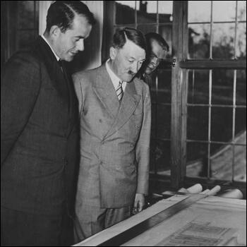 Albert Speer with Adolf Hitler