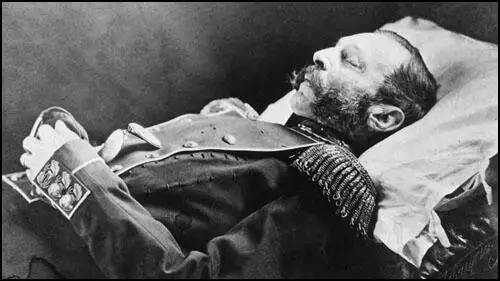 Alexander II after the assassination (March, 1881)