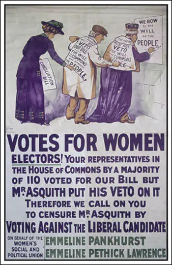 Alfred Pearse, WSPU poster (1910)