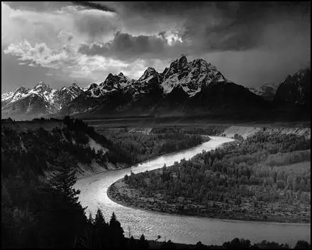 Ansel Adams, The Tetons and the Snake River (1942)