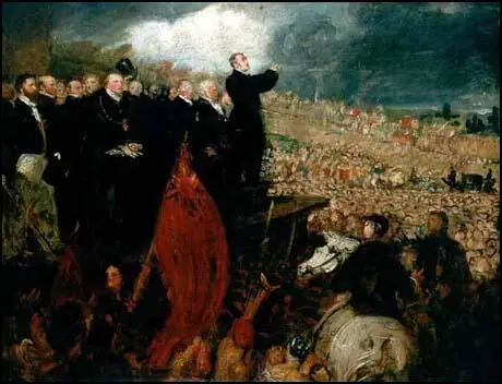 Benjamin Haydon, Birmingham Political Union meeting on 16 May 1832