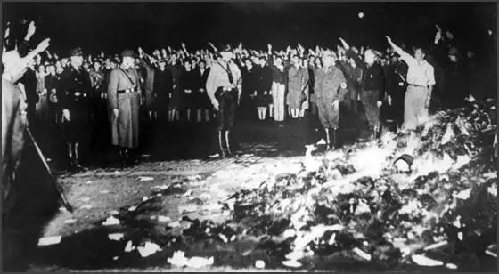 Nazi book burning (10th May 1933)