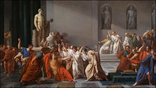 The Death of Julius Caesar by Vincenzo Camuccini (1806)