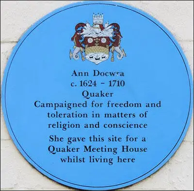 Blue Plaque in Park Street, Cambridge