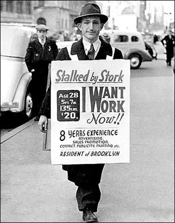 (Source 5) Photograph of unemployed man in Brooklyn (c. 1930)