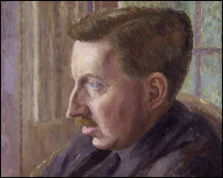 Edward Morgan Forster by Dora Carrington (c. 1924)