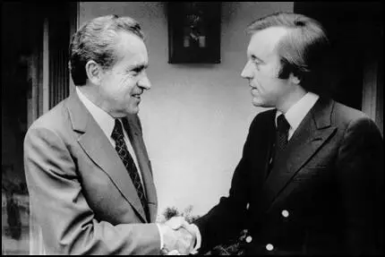 Richard Nixon and David Frost (March, 1977)