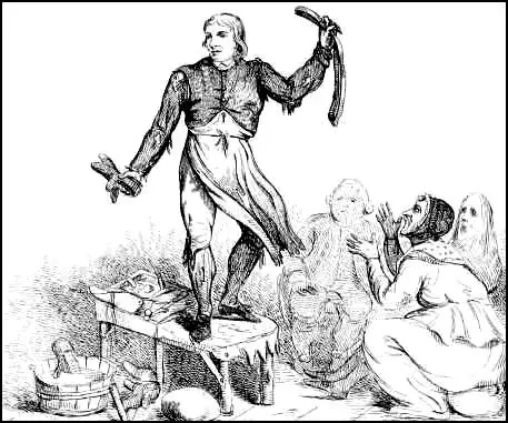 Isaac Cruikshank, The Cobbler Turned Preacher (1791)