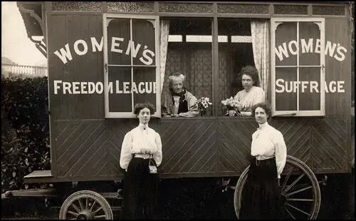 Women's Freedom League's touring publicity caravan.