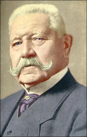 General Paul von Hindenburg