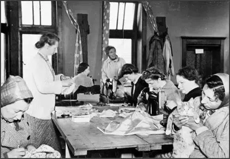 Women's internment camp on the Isle of Man