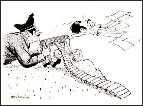 Kukryniksy, Glorifying the Führer (1942)