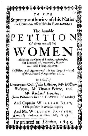 A Petition of Women