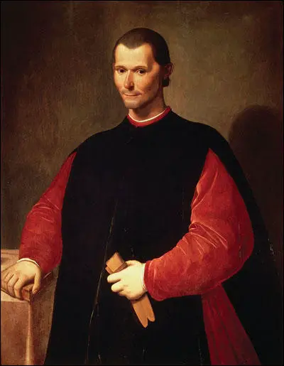 Niccolò Machiavelli by Santi di Tito (c. 1580)