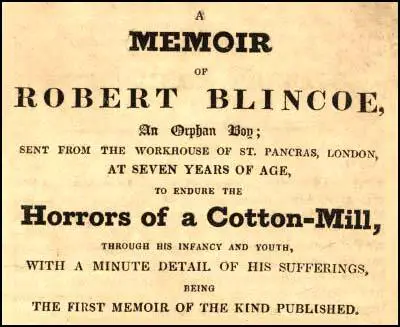 Robert Blincoe's Memoir (1833)