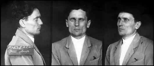 Prison photographs of Josip Broz (1928)