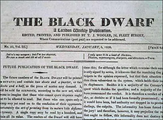 The Black Dwarf (5th January, 1820)