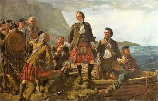 Bonnie Prince Charlie flees to France.