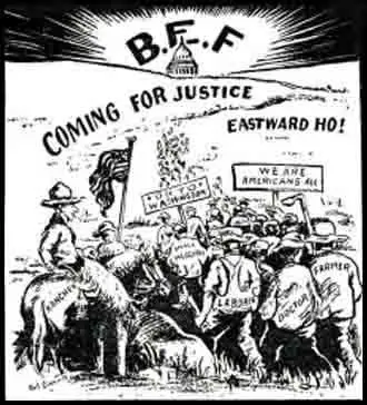 Cartoon that appeared in the B.E.F. News (May, 1932)