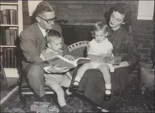 Carl and Anne Braden with James and Elizabeth (c. 1952)