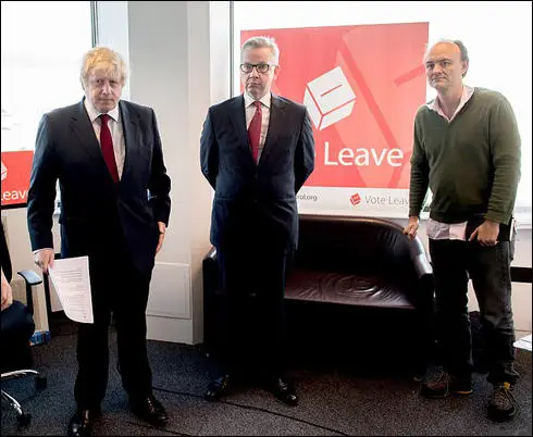 Boris Johnson, Michael Gove and Dominic Cummings