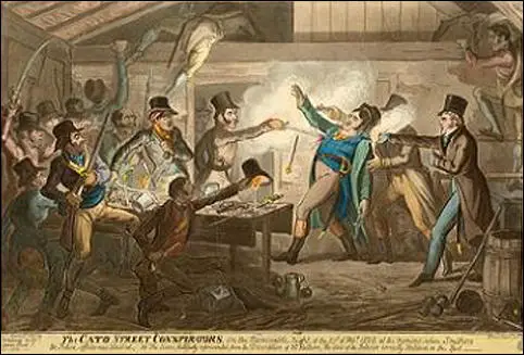 George Cruikshank, Cato Street Conspiracy (1820)