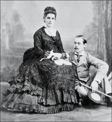 Randolph Churchill and Jennie Jerome in Paris (1874)