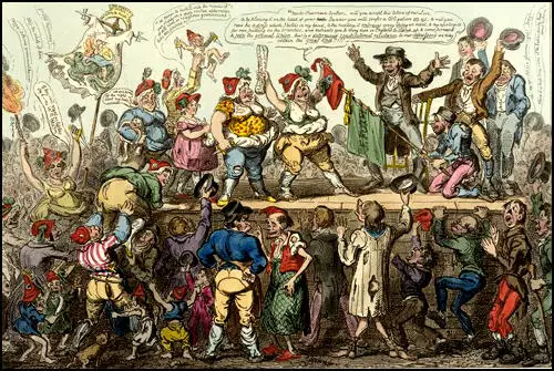 George Cruikshank, The Female Reformers of Blackburn (1819)