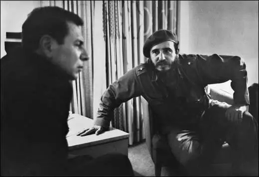 Jean Daniel and Fidel Castro in 23rd November 1963