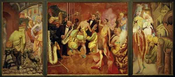 Otto Dix, Metropolis (1928)