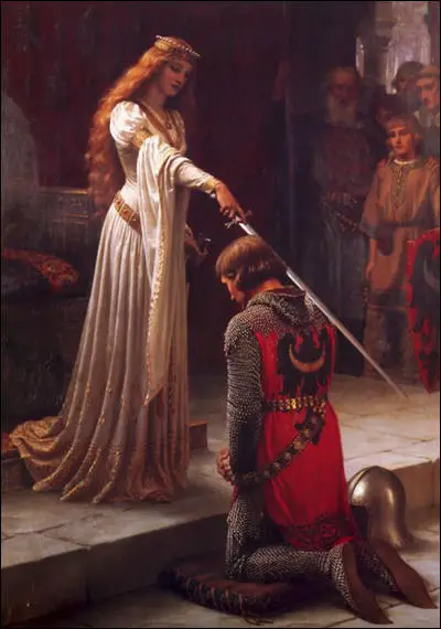 Eleanor of Aquitaine knights a follower.