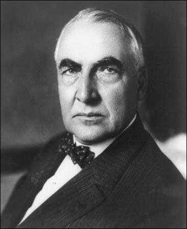 President Warren Harding