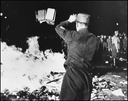 Book Burning in Nazi Germany on 10th May, 1933