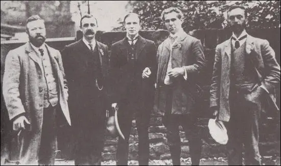 France Littlewood, Wilfred Whiteley, Victor Grayson, Ernest Marklew and John Swallow (1907)